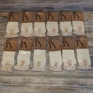 NWT Boot Cuffs/Socks 12 Pair 1 Lot of 12
